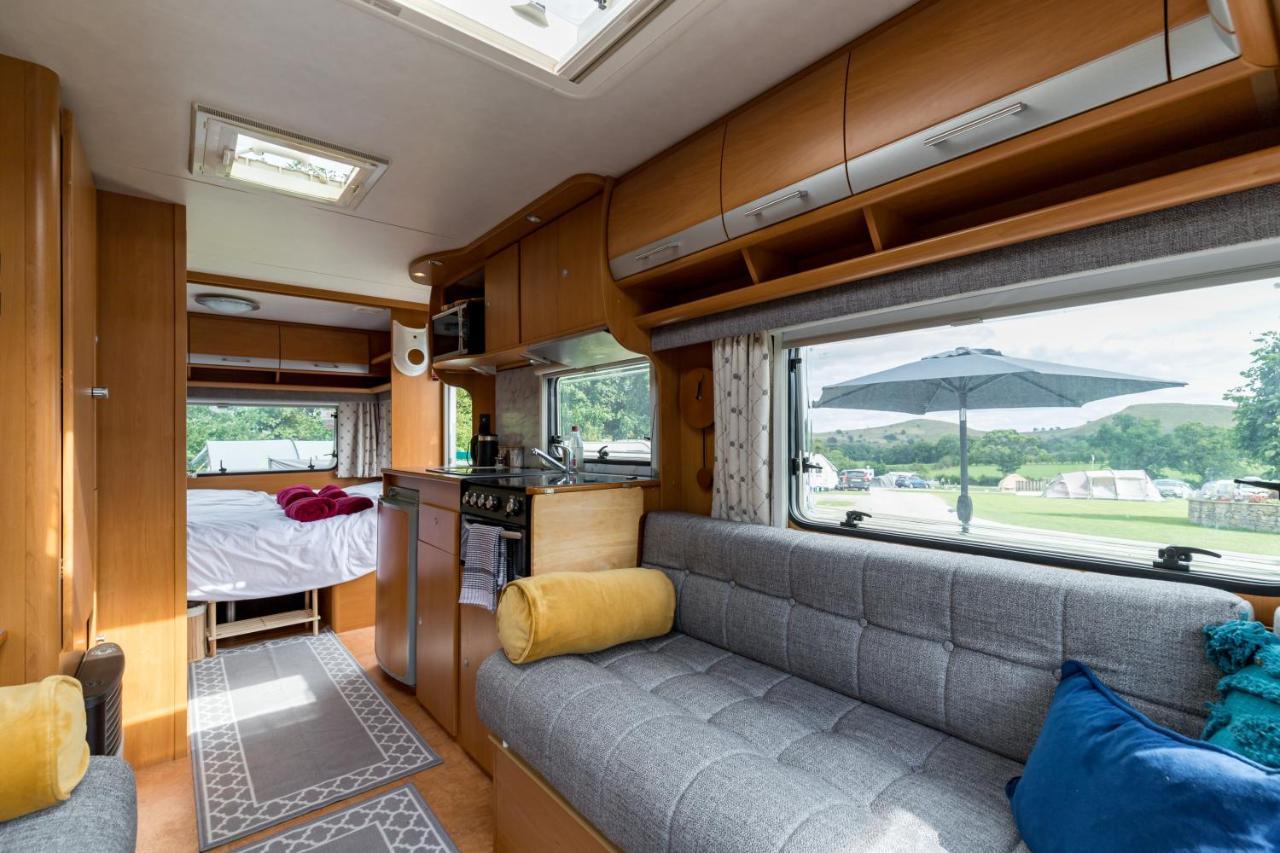 Cosy Caravan On Luxury Campsite Hulme End المظهر الخارجي الصورة