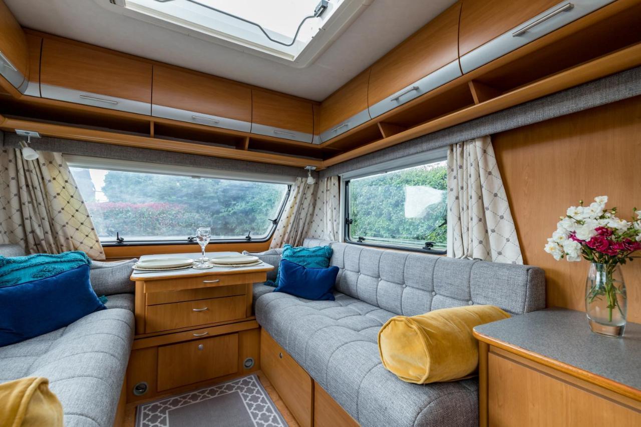Cosy Caravan On Luxury Campsite Hulme End المظهر الخارجي الصورة