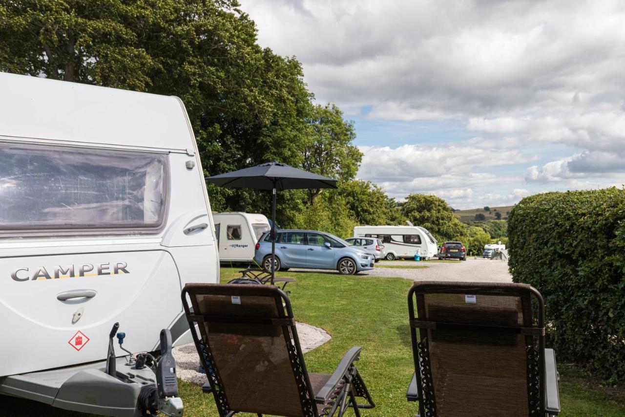 Cosy Caravan On Luxury Campsite Hulme End المظهر الخارجي الصورة